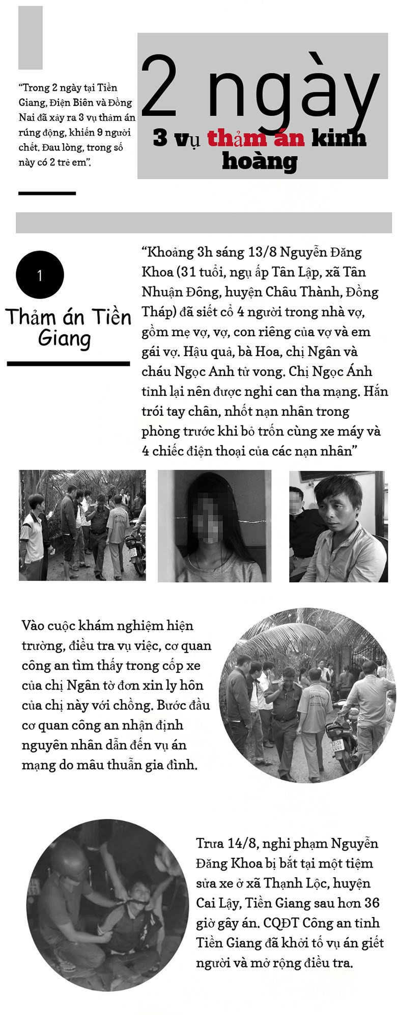 Infographics: Liên tiếp các vụ thảm án kinh hoàng khiến 9 người chết - Ảnh 1.