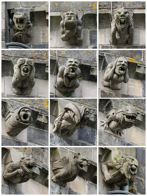 Bức tượng sinh vật lạ trên cổng vòm tu viện thế kỷ 12 ở Scotland - Ảnh 3.