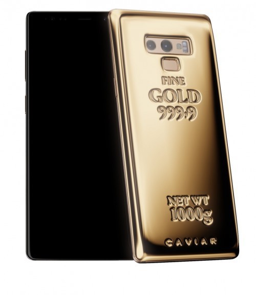 Cho rằng vẻ ngoài Galaxy Note9 chưa đủ chảnh, hãng Caviar đặt thêm hẳn 1 cân vàng lên mặt lưng smartphone này - Ảnh 1.