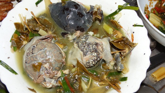 Ếch òn nguyên con - món ăn khiến nhiều người khiếp vía khi vừa nhìn thấy này lại là đặc sản ở Việt Nam và cả Thái Lan - Ảnh 2.