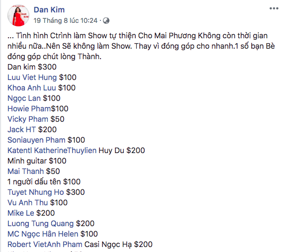 Bạn gái Phùng Ngọc Huy kêu gọi ủng hộ Mai Phương nhưng bị cư dân mạng ném đá dữ dội - Ảnh 2.