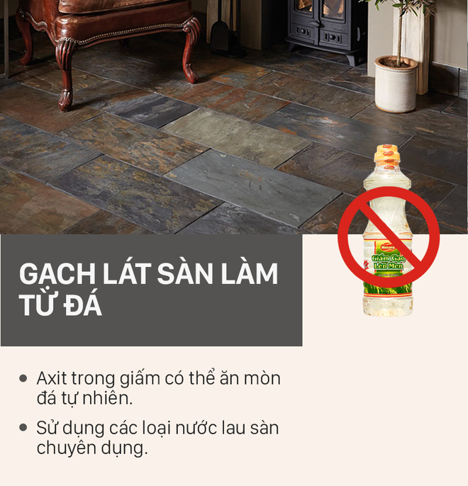 Những thứ tuyệt đối không được làm sạch bằng giấm - Ảnh 3.