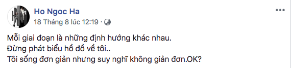 Hồ Ngọc Hà: Đừng phát biểu hồ đồ về tôi! - Ảnh 3.