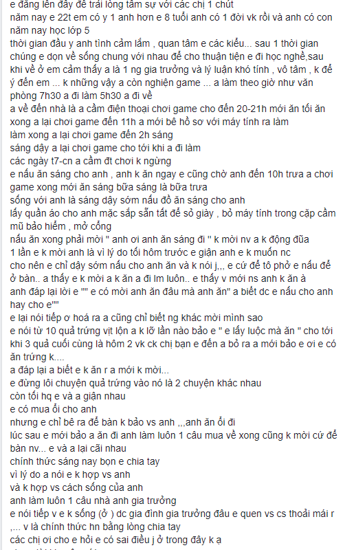 Cô nàng than khổ vì sống thử với người đàn ông từng bỏ vợ, ngày ngày giặt giũ, nấu cơm còn phải mời ăn bị chị em mắng té tát - Ảnh 1.