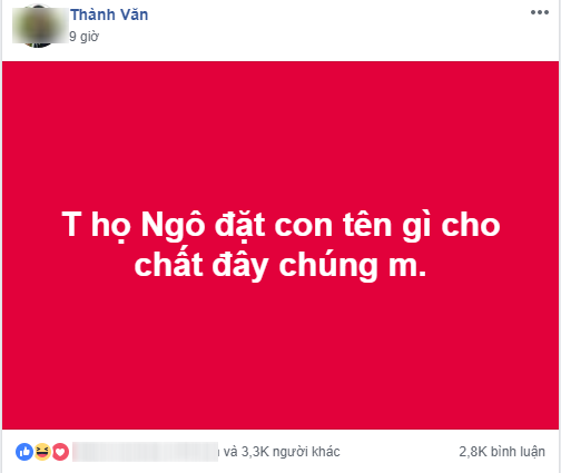 Biết trước sẽ bị trêu, ông bố họ Tô, họ Ngô vẫn cố tình nhờ vả dân mạng đặt tên con và cái kết - Ảnh 1.