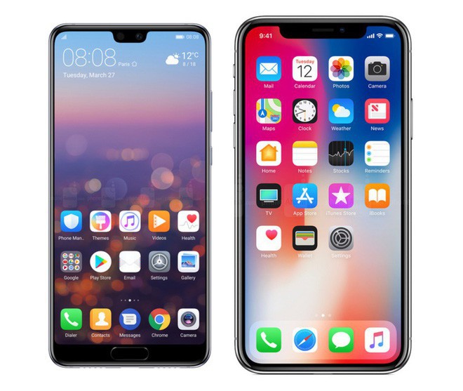 Huawei so sánh tai thỏ trên P20 với iPhone X và kết luận: Rãnh phải nhỏ mới tốt - Ảnh 2.