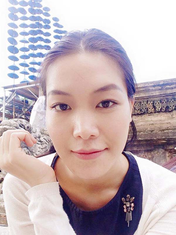 Mặt mộc và vẻ gợi cảm của Hoa hậu Việt Nam tuyên bố không phẫu thuật thẩm mỹ - Ảnh 7.