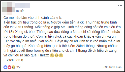 Tổng thu nhập 25 triệu/tháng, vợ chồng son chưa con cái chi tiêu hết 18 triệu, dân tình người kêu hoang người đồng cảm - Ảnh 1.