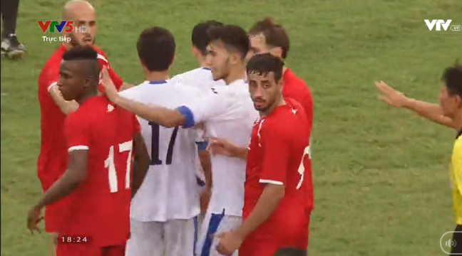 Sai lầm, ẩu đả... đủ hỷ-nộ-ái-ố khi U23 Uzbekistan quyết chiến U23 Palestine - Ảnh 7.