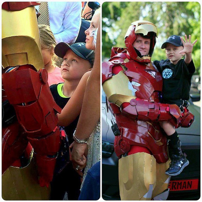Anh cảnh sát tốt bụng chuyên cosplay các siêu anh hùng để cổ vũ cho trẻ em mắc bệnh hiểm nghèo - Ảnh 3.