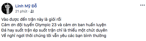 U23 Việt Nam thua cuộc và phản ứng của loạt sao Việt - Ảnh 12.