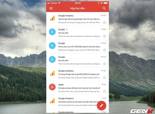Nếu sử dụng Gmail trên iPhone, đây sẽ là 03 tính năng khá hay mà có thể bạn chưa biết - Ảnh 1.
