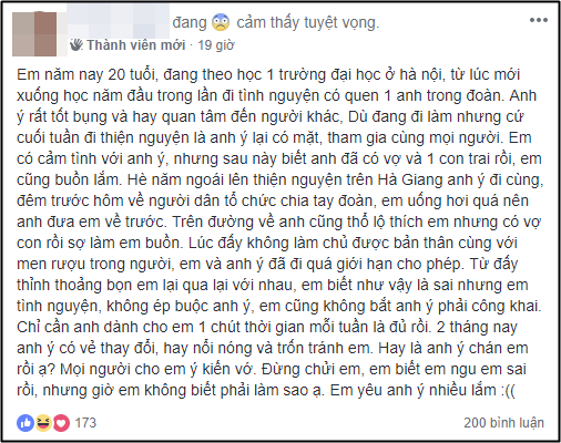 Đã là “con giáp thứ 13” còn hỏi xin tư vấn khi nhân tình lạnh nhạt, cô gái trẻ bị ném đá tới tấp - Ảnh 1.