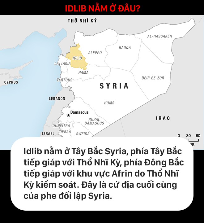 Tử địa trước giờ G: Idlib thành mồ chôn phe đối lập hay là cái cớ để Mỹ động binh? - Ảnh 1.