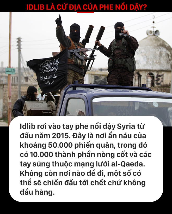 Tử địa trước giờ G: Idlib thành mồ chôn phe đối lập hay là cái cớ để Mỹ động binh? - Ảnh 2.