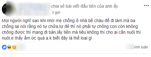 Nàng dâu muốn mẹ chồng trông con hộ để đi làm, bố chồng nói một câu đau lòng, nhưng chị em ai cũng ủng hộ - Ảnh 1.