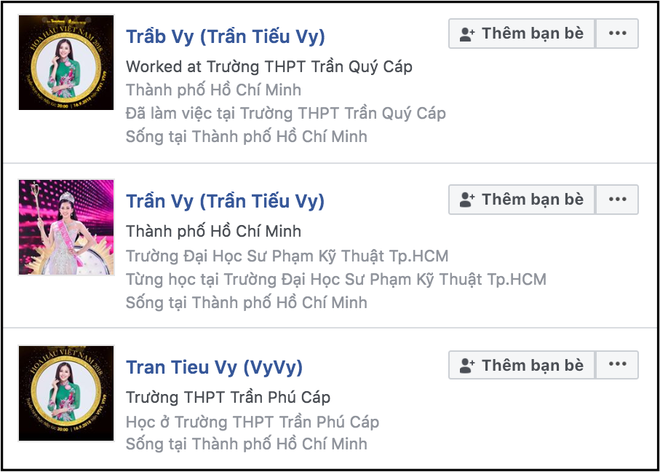 Vừa đăng quang ít phút, hàng loạt Facebook giả mạo Hoa hậu Trần Tiểu Vy đã xuất hiện tràn lan - Ảnh 2.