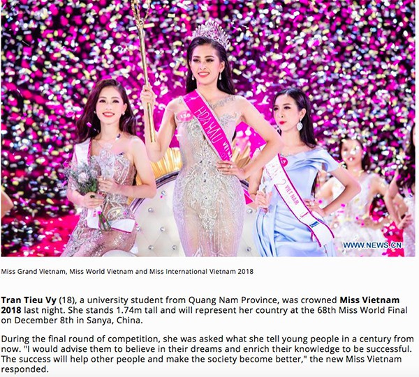 Báo chí quốc tế khen ngợi Hoa hậu Trần Tiểu Vy: Đẹp đến sững sờ, là nữ hoàng nhan sắc - Ảnh 5.