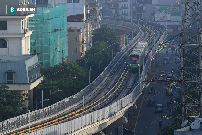 13 đoàn tàu đường sắt Cát Linh - Hà Đông chạy thử trong sáng nay - Ảnh 17.