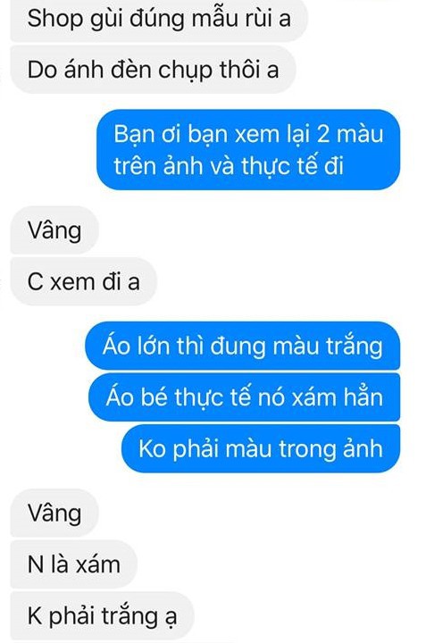 Mua áo cho con một đằng mẹ trẻ nhận về một nẻo, dân mạng lại mải mê tranh cãi xem đâu mới là màu thực của áo - Ảnh 3.