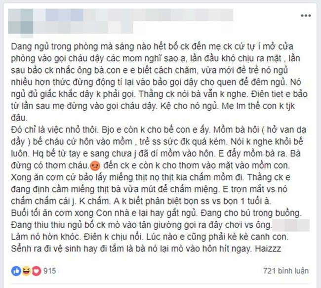 Mẹ bỉm sữa cấm bà nội hôn cháu vì hôi miệng, kẻ chê nàng dâu ghê gớm, người lại ủng hộ vì lý do này - Ảnh 1.