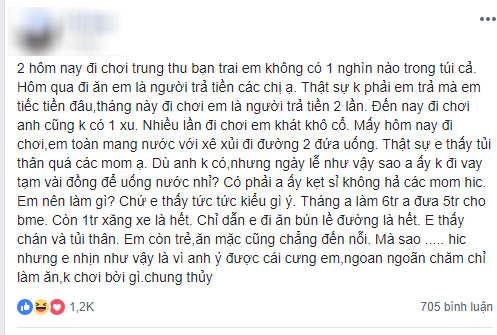 Cô gái chê bạn trai lương 6 triệu gửi bố mẹ 5, người khuyên phải lấy người như anh, người xui bỏ ngay không cần nghĩ - Ảnh 1.