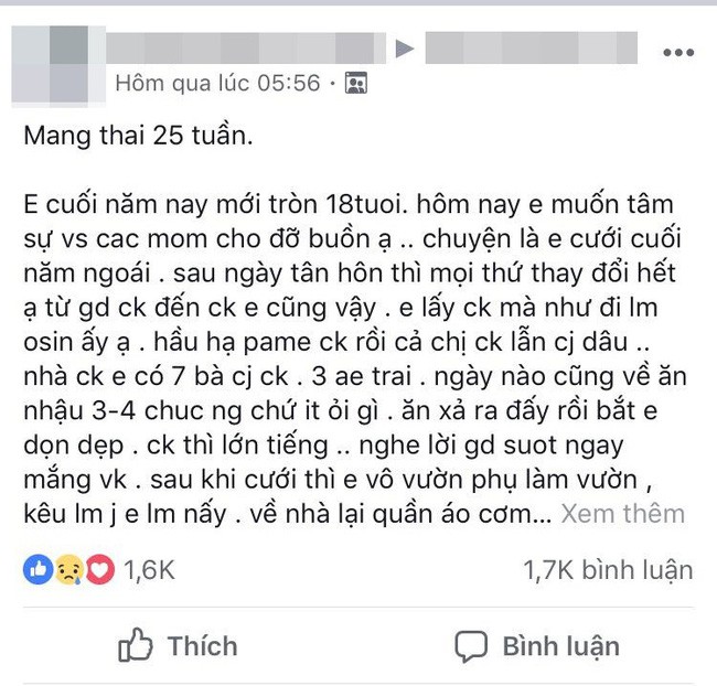 Chị em xót xa mẹ bầu làm dâu cay đắng hơn thời phong kiến, hầu hạ 7 bà chị chồng, bị ghẻ lạnh vì mang thai con gái - Ảnh 1.