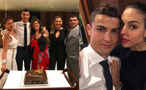 Ronaldo mừng sinh nhật mẹ, Neymar khóa môi bồ cũ mừng năm mới - Ảnh 1.