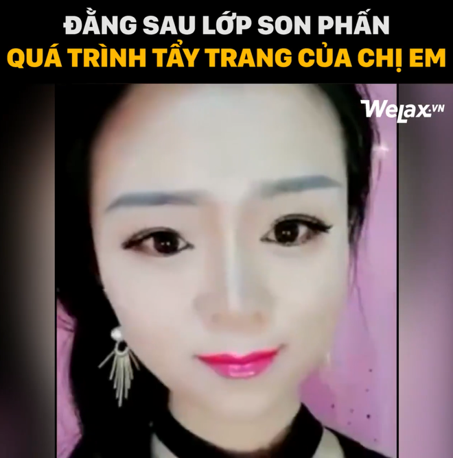 Con gái trước và sau khi tẩy trang: Ảo thôi, đừng ảo quá! - Ảnh 2.