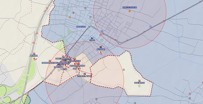 Quân đội Syria đập tan vòng vây, mở rộng tấn công ven Damascus - Ảnh 1.