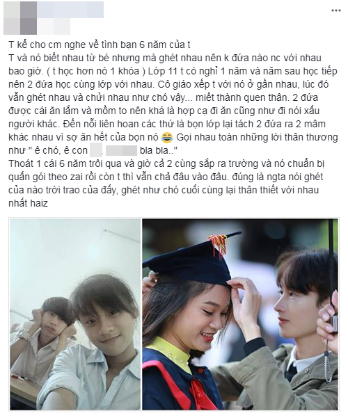 Tâm sự của anh chàng nhắn gửi cô bạn thân 6 năm lớn cùng nhau và giờ chuẩn bị quấn gói theo trai - Ảnh 1.