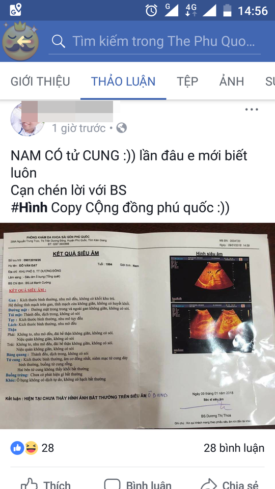 Bệnh nhân nam “được” chẩn đoán tử cung và buồng trứng bình thường! - Ảnh 2.