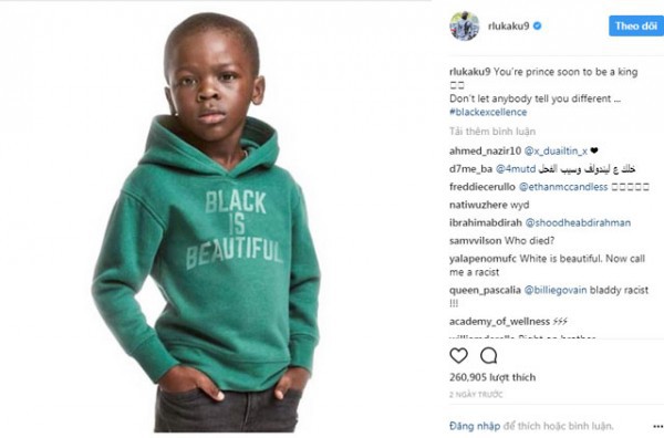 Hãng thời trang H&M quảng cáo ‘bẩn’, Lukaku lên tiếng đáp trả khiến dư luận phát ‘sốt’ - Ảnh 2.