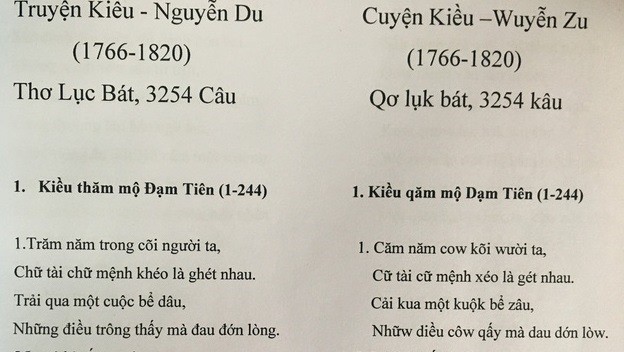 PGS-TS Bùi Hiền chuyển thể “Truyện Kiều” sang ngôn ngữ “Tiếw Việt” - Ảnh 1.