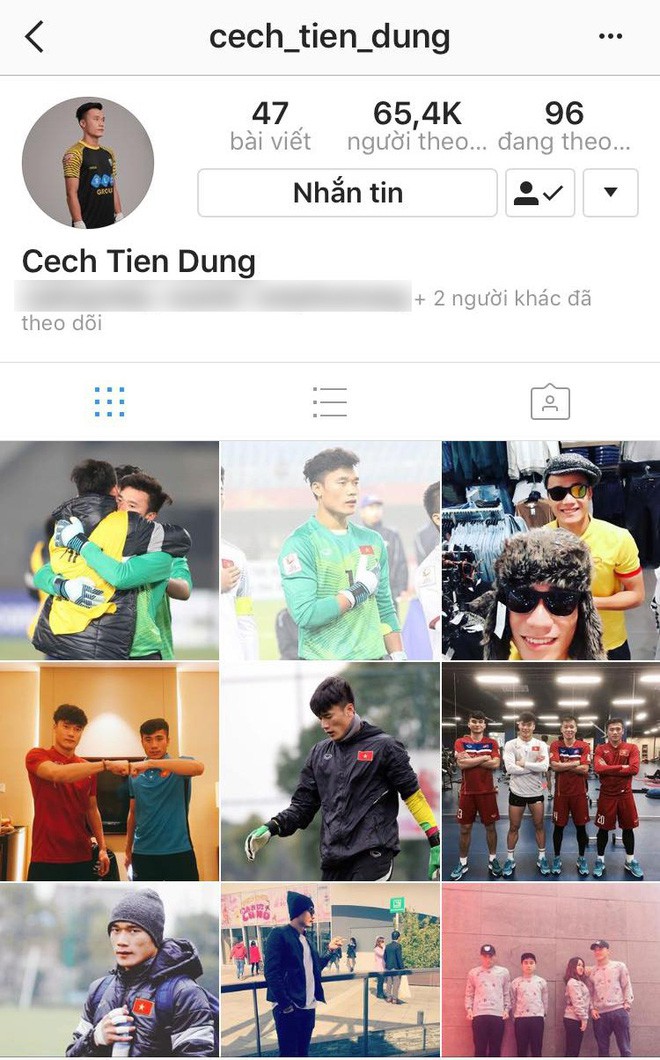 Được bao sao nữ tỏ tình nhưng thủ môn Tiến Dũng chỉ theo dõi mỹ nhân này trên Instagram! - Ảnh 1.