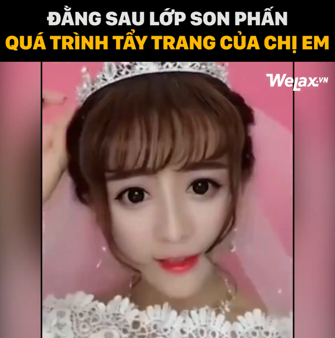 Con gái trước và sau khi tẩy trang: Ảo thôi, đừng ảo quá! - Ảnh 14.