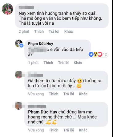 Bị mất trí nhớ tạm thời sau va chạm cực mạnh trên sân, Đức Huy đăng status khiến NHM bật khóc - Ảnh 5.