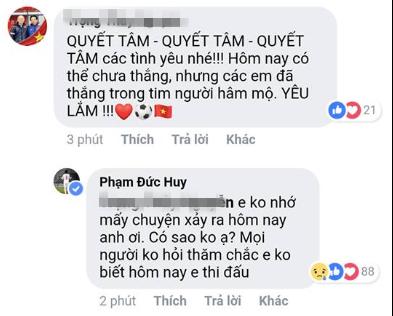 Bị mất trí nhớ tạm thời sau va chạm cực mạnh trên sân, Đức Huy đăng status khiến NHM bật khóc - Ảnh 3.