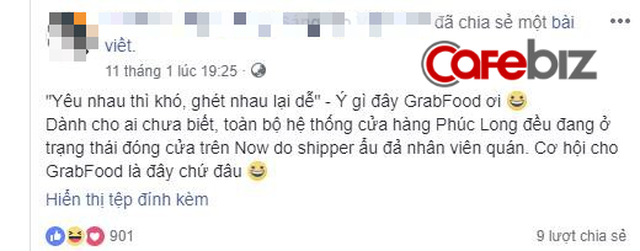 Tranh thủ mâu thuẫn giữa Now và Phúc Long, GrabFood tung chiêu marketing “đá xoáy” vô cùng hiệu quả! - Ảnh 2.