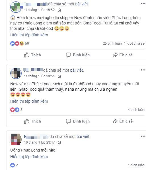 Tranh thủ mâu thuẫn giữa Now và Phúc Long, GrabFood tung chiêu marketing “đá xoáy” vô cùng hiệu quả! - Ảnh 3.