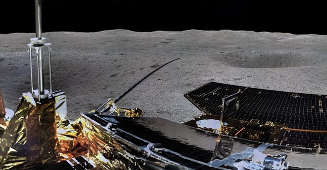 Cận cảnh quá trình hạ cánh và bức ảnh panorama đầu tiên về Mặt Trăng do tàu thăm dò Hằng Nga 4 gửi về Trái Đất - Ảnh 5.