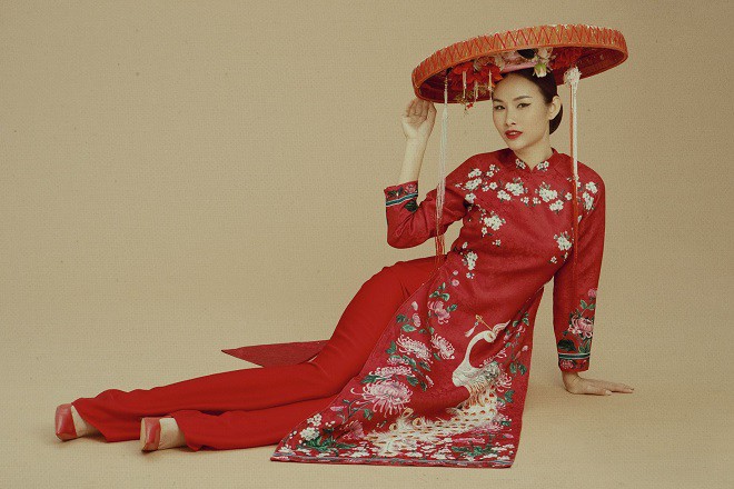 Á hậu Thanh Trang cá tính khi diện áo dài cách tân - Ảnh 6.