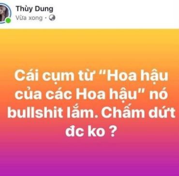 Mỉa mai về danh hiệu mà HHen Niê đang chinh chiến, Hoa hậu Thùy Dung bị chỉ trích ghen ăn tức ở - Ảnh 1.