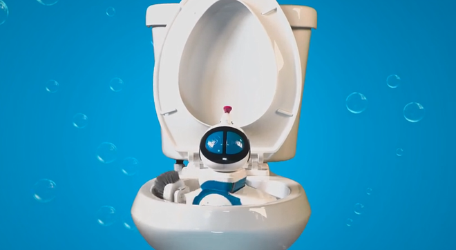 Không có ma quỷ nào chui lên từ toilet, nhưng con robot kỳ dị này sẵn sàng làm vậy đấy - Ảnh 1.