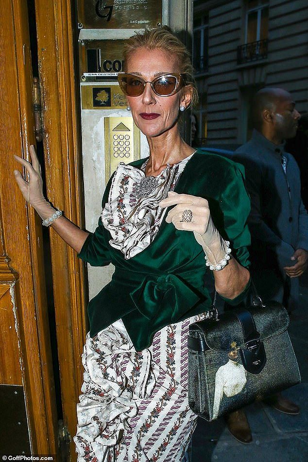Celine Dion lại gây sốc khi diện váy xẻ sâu khoe ngực với cơ thể nhăn nheo - Ảnh 7.