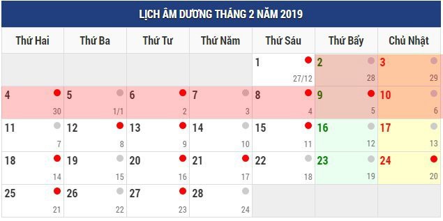 Lịch nghỉ Tết Nguyên đán Kỷ Hợi và các ngày lễ trong năm 2019 - Ảnh 1.