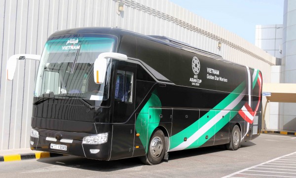 Lộ diện chiếc xe buýt đặc biệt của đội tuyển Việt Nam tại Asian Cup 2019 - Ảnh 1.