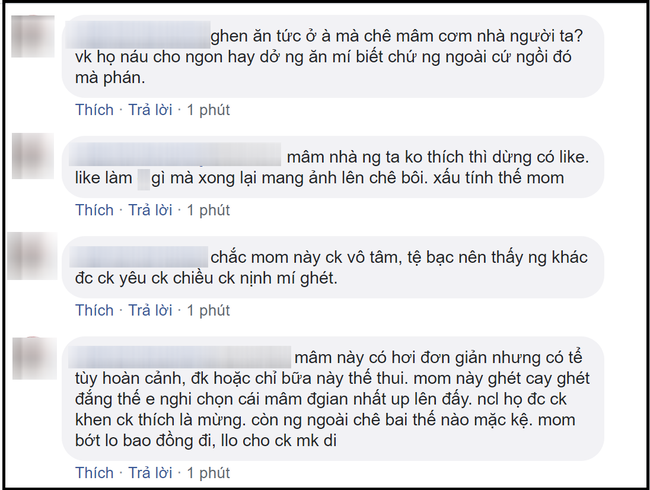 Nhìn mâm cơm nhà người sơ sài mà chồng lại khen, mẹ trẻ ngứa mắt đăng lên mạng hỏi nào ngờ bị mắng te tua - Ảnh 3.