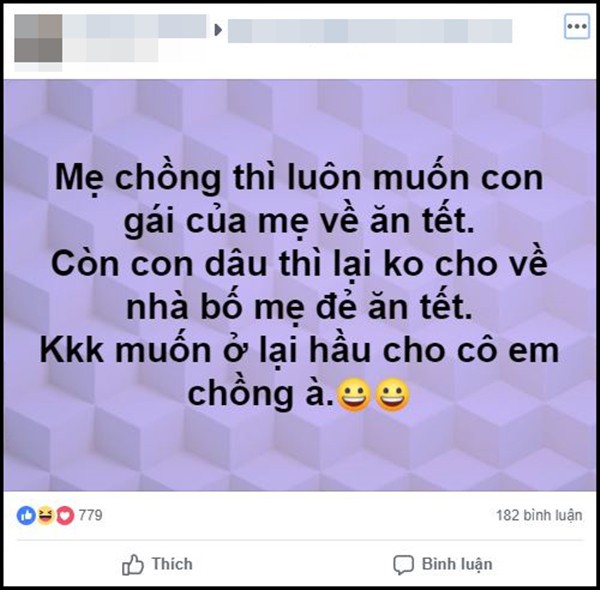 Kể khổ khi mẹ chồng không cho về nhà ăn Tết, nàng dâu chỉ nhận được vẻn vẹn 3 chữ từ hội chị em - Ảnh 1.