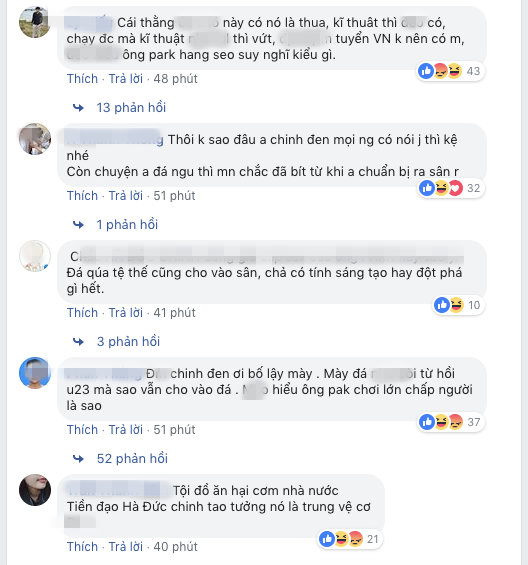 Facebook cá nhân Hà Đức Chinh, Văn Lâm bị người hâm mộ chửi bới sau thất bại trận khai màn - Ảnh 4.